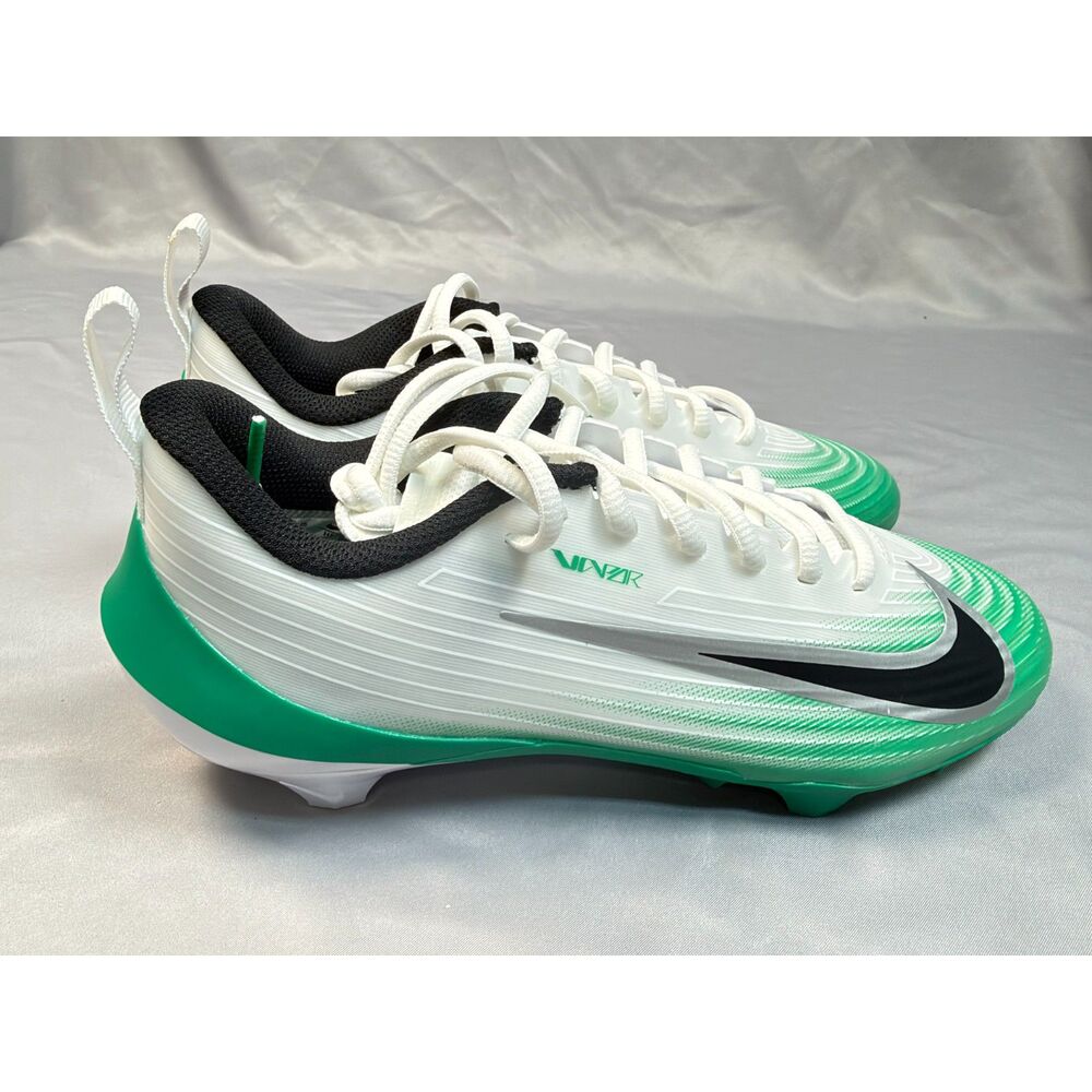 Nike Vapor Edge Speed 360 2 Football Cleats White Green HM8849-100 Mens Size 8